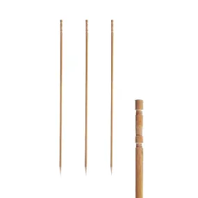 Piques brochettes bois 'pure' 15cm tourné par 6000